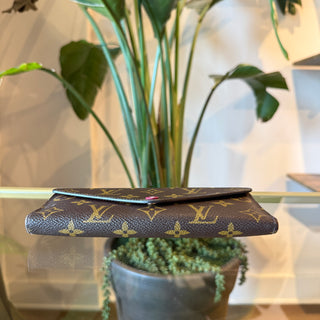 LOUIS VUITTON Josephine Brown Monogram Canvas Wallet
