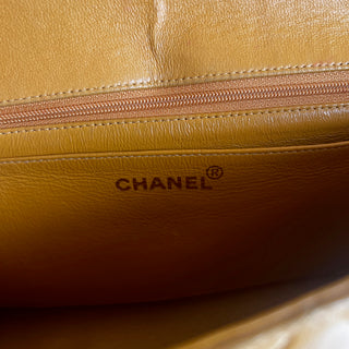 CHANEL Honey Lambskin Leather Coco Handle Handbag