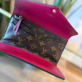 LOUIS VUITTON Josephine Brown Monogram Canvas Wallet