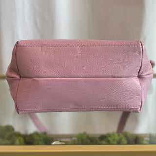 FERRAGAMO Pink Gancini Leather Shoulder Bag