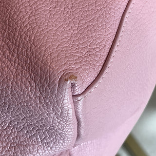 FERRAGAMO Pink Gancini Leather 2way Tote Shoulder Bag