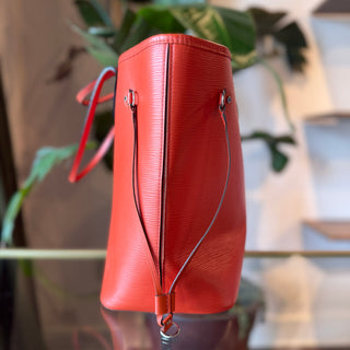 LOUIS VUITTON Neverfull MM Orange Epi Leather Tote