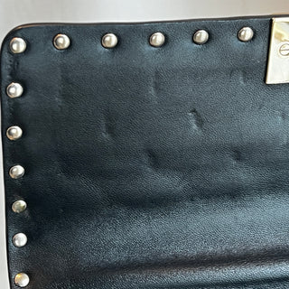 VALENTINO Black Lambskin Rockstuds Two-way  Handbag