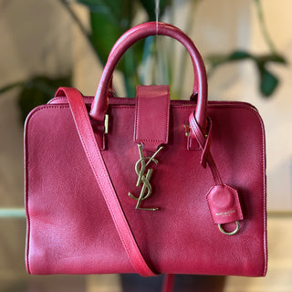 SAINT LAURENT Calfskin Baby Monogram Cabas