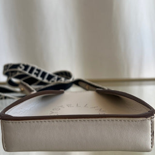 STELLA MCCARTNEY White Leather Micro Mini Shoulder Bag