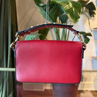 CHRISITAN DIOR J’Adior Red Smooth Leather Shoulder Bag