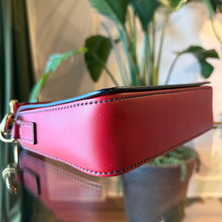 CHRISITAN DIOR J’Adior Red Smooth Leather Shoulder Bag