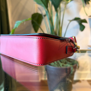 CHRISITAN DIOR J’Adior Red Smooth Leather Shoulder Bag