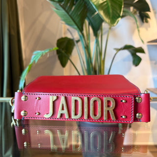 CHRISITAN DIOR J’Adior Red Smooth Leather Shoulder Bag