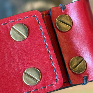 CHRISITAN DIOR J’Adior Red Smooth Leather Shoulder Bag