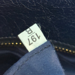 MIU MIU Matelassé Blue Nappa Leather Tote
