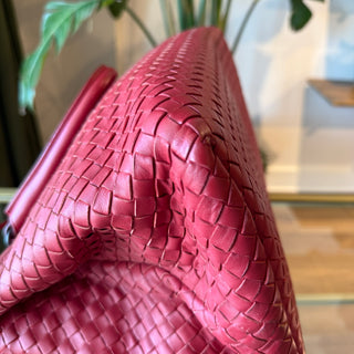 BOTTEGA VENETA Milano Pink Nappa Intrecciato Tote Bag