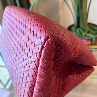 BOTTEGA VENETA Milano Pink Nappa Intrecciato Tote Bag