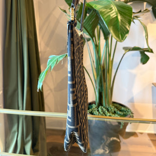 FENDI Medium Zucca Asymmetrical Shoulder Bag