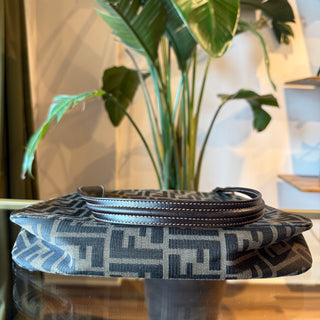FENDI Medium Zucca Asymmetrical Shoulder Bag