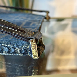 FENDI Medium Zucca Asymmetrical Shoulder Bag
