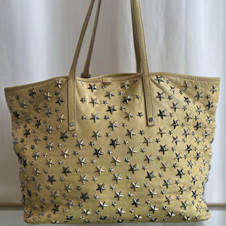 JIMMY CHOO Yellow Leather Sasha M Shoulder Bag