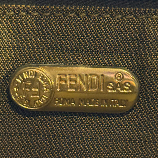 FENDI Medium Zucca Asymmetrical Shoulder Bag
