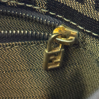 FENDI Medium Zucca Asymmetrical Shoulder Bag