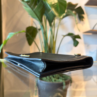 PRADA Black Saffiano Leather Shoulder Bag