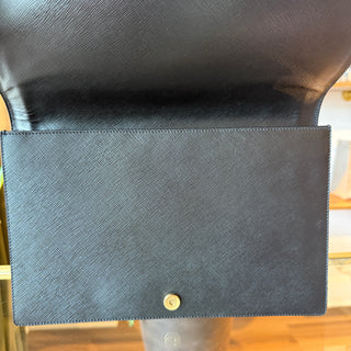 PRADA Black Saffiano Leather Shoulder Bag