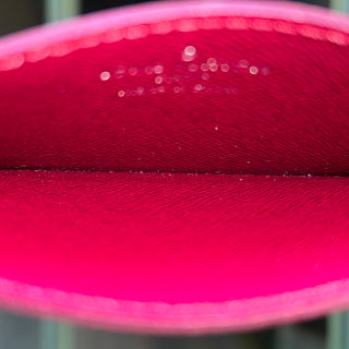 LOUIS VUITTON Red Epi Card Case