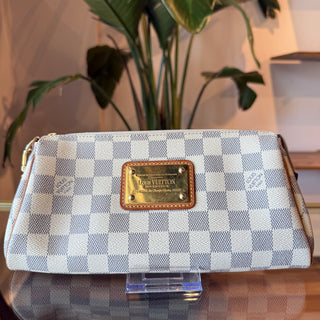 LOUIS VUITTON Damier Azur Eva Pochette