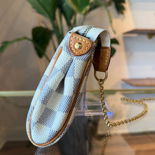 LOUIS VUITTON Damier Azur Eva Pochette