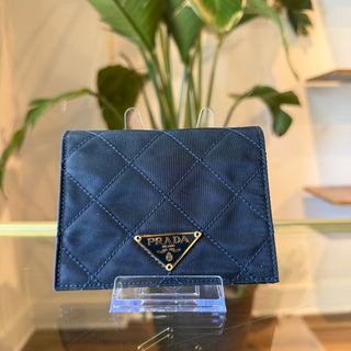 PRADA Quilted Nylon Bifold Wallet