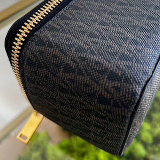 SAINT LAURENT Black/Brown x PVC/Leather Jewelry Box