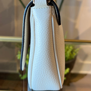 GUCCI Cream Grained Leather Soho Crossbody