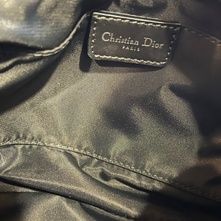 DIOR Vintage Blue Oblique Canvas Pochette Bag