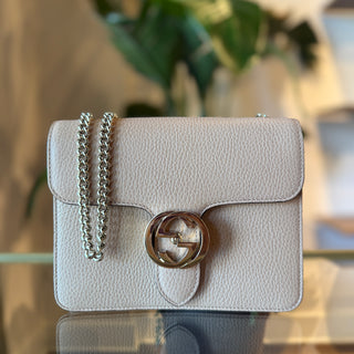 GUCCI GG Interlocking Dollar Small Shoulder Bag
