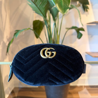 GUCCI GG Marmont Velvet Belt Bag SZ 65