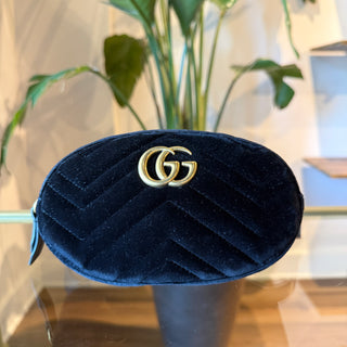 GUCCI GG Marmont Velvet Belt Bag SZ 65