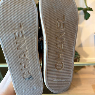 CHANEL 2021 Interlocking CC Logo Espadrilles