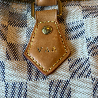 LOUIS VUITTON Speedy Bandouliere 35 Damier Azur Canvas Satchel