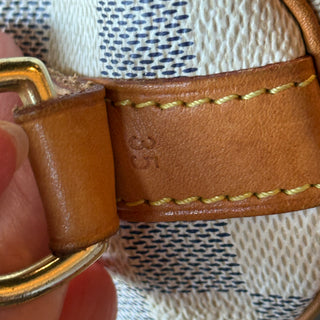LOUIS VUITTON Speedy Bandouliere 35 Damier Azur Canvas Satchel