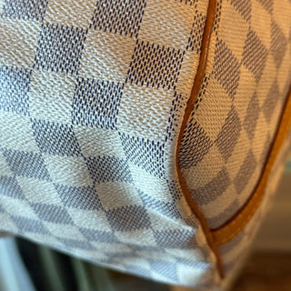 LOUIS VUITTON Speedy Bandouliere 35 Damier Azur Canvas Satchel