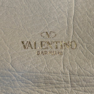 VALENTINO White Foldover Shoulder Bag