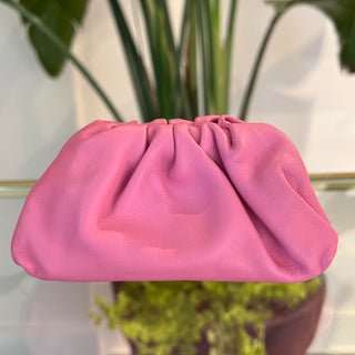 BOTTEGA VENETA Pink Calfskin Leather Coin Purse