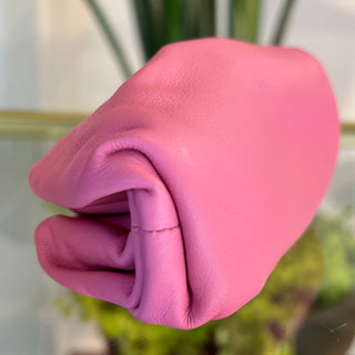 BOTTEGA VENETA Pink Calfskin Leather Coin Purse
