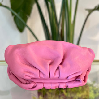 BOTTEGA VENETA Pink Calfskin Leather Coin Purse
