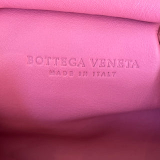 BOTTEGA VENETA Pink Calfskin Leather Coin Purse