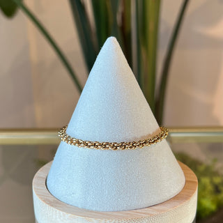 DIOR Gold Tone Chain Bracelet