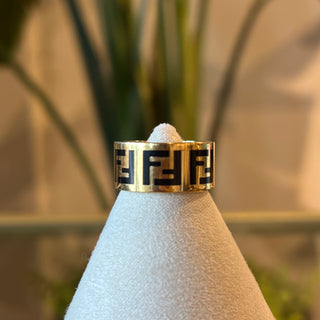 Fendi Zucca FF Ring  7, 9.8mm