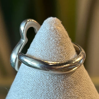 TIFFANY & CO Heart Perreti 925 Ring Size 5