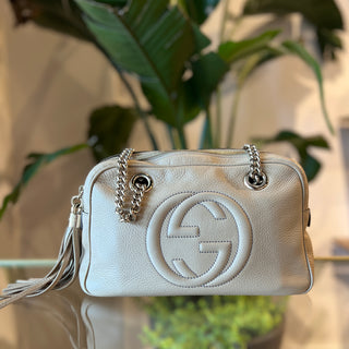 GUCCI Soho Chain Zip Chain Shoulder Bag Small