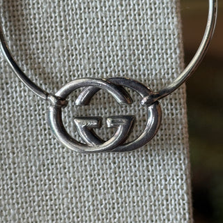 GUCCI GG Britt Interlocking Hoop Earrings