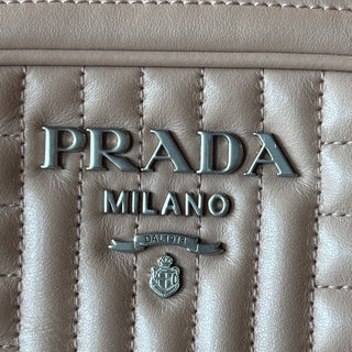 PRADA Soft Calfskin Diagramme Camera Crossbody